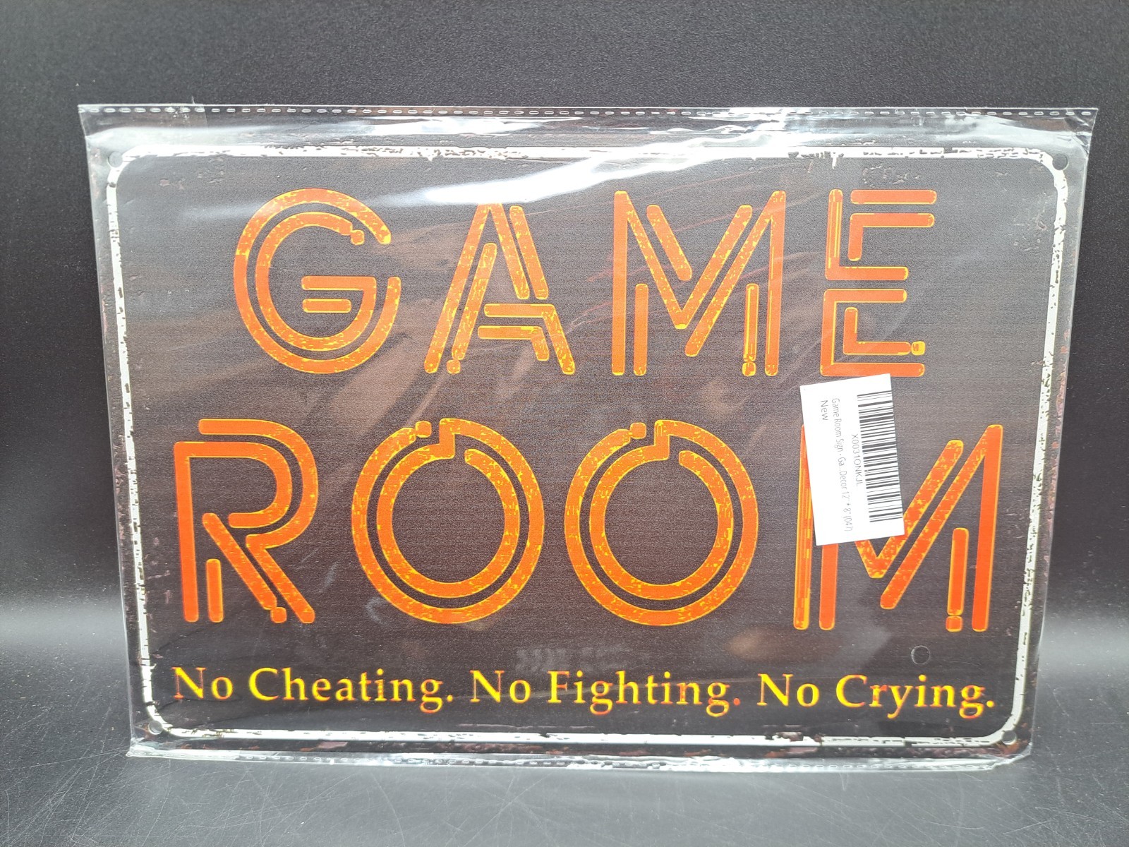 Game Room Tin Signs Wall Decor (12&Prime;x 8&Prime;)