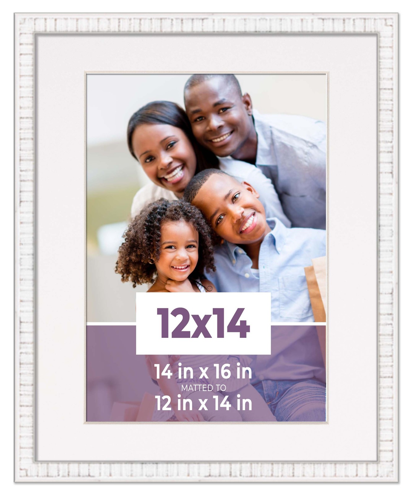 12×14 Frame White With White Picture Mat For 12×14 Photo – White 14×16 Frame To