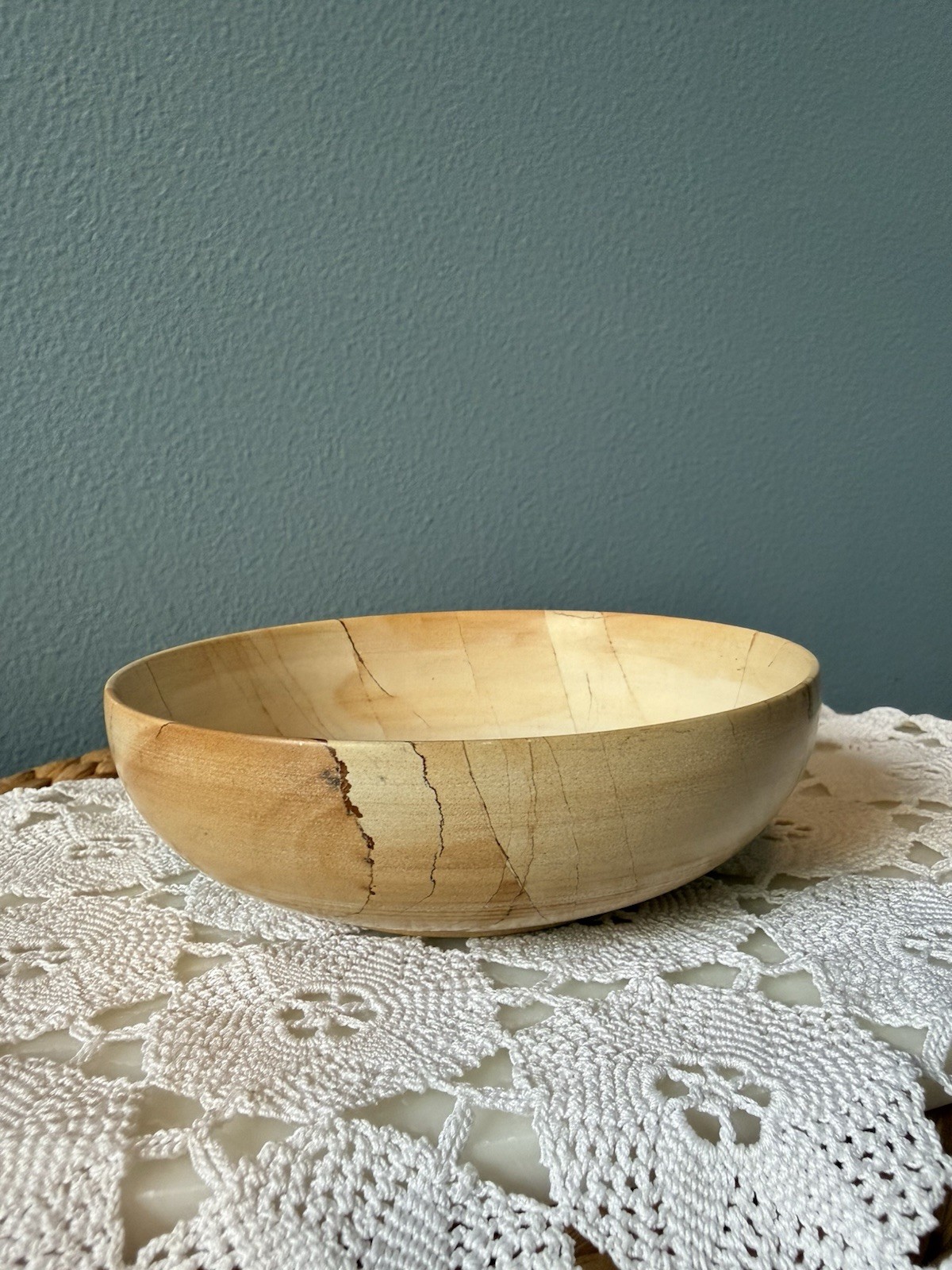 Stone Bowl Made in Pakistan Natural Striations 5” Decorative Dish Rustic