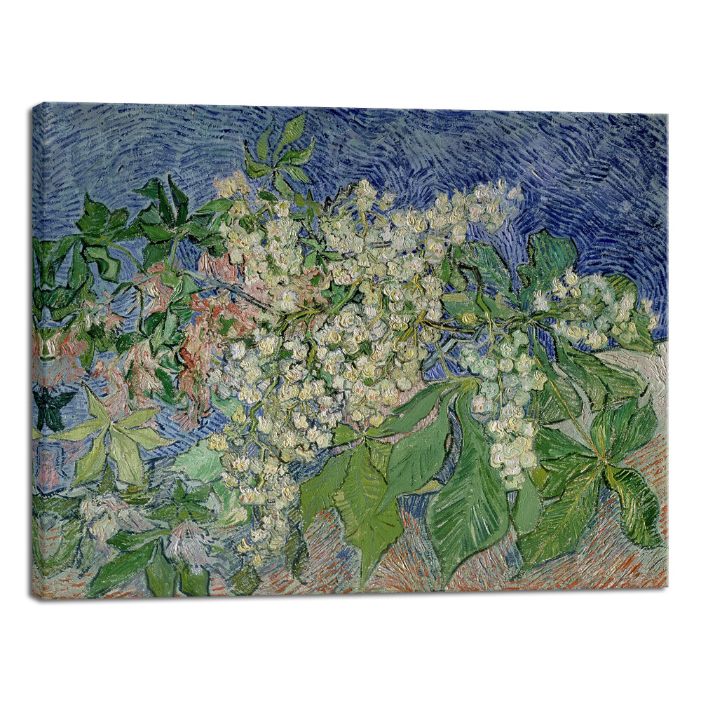 Blossoming Chestnut Branches Canvas Print Van Gogh Paintings Wall Art Home Decor