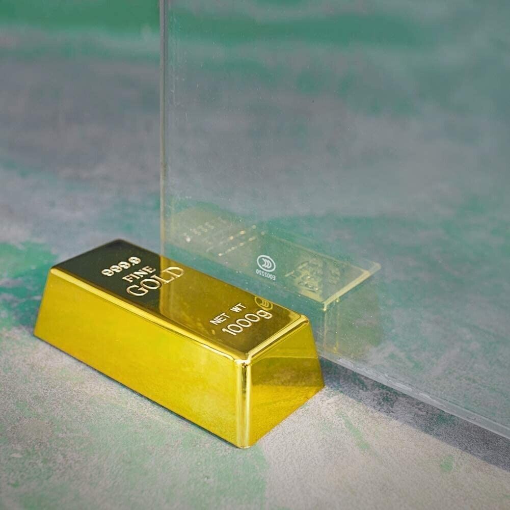 Fake Gold Bar Toy Mini Fake Golden Brick For Craft Bullion Gold Bar Prop Decor