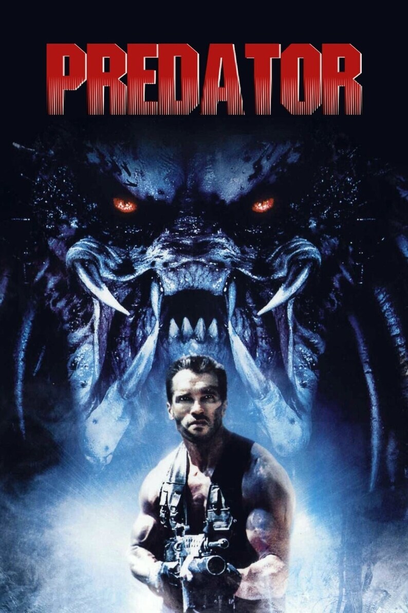 Predator Arnold Movie Poster Print 17 X 12 Reproduction