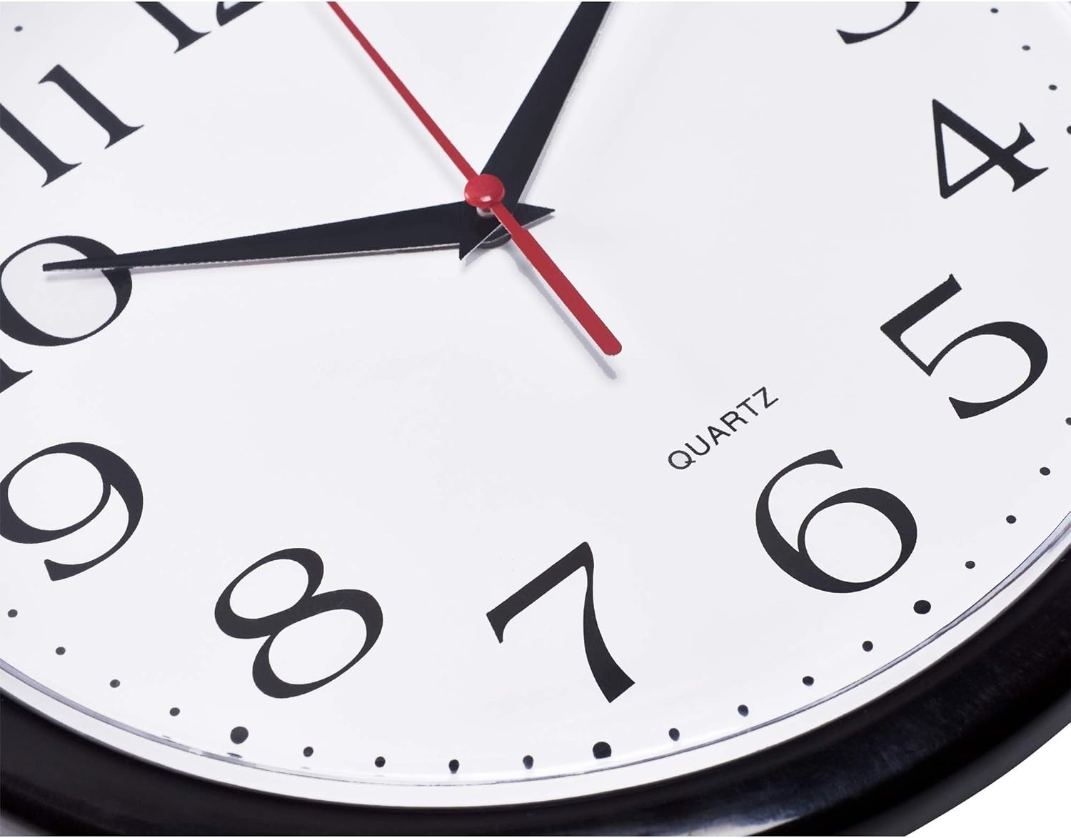 Modern 10-Inch Quartz Wall Clock – Silent Operation for Classroom & Workspace