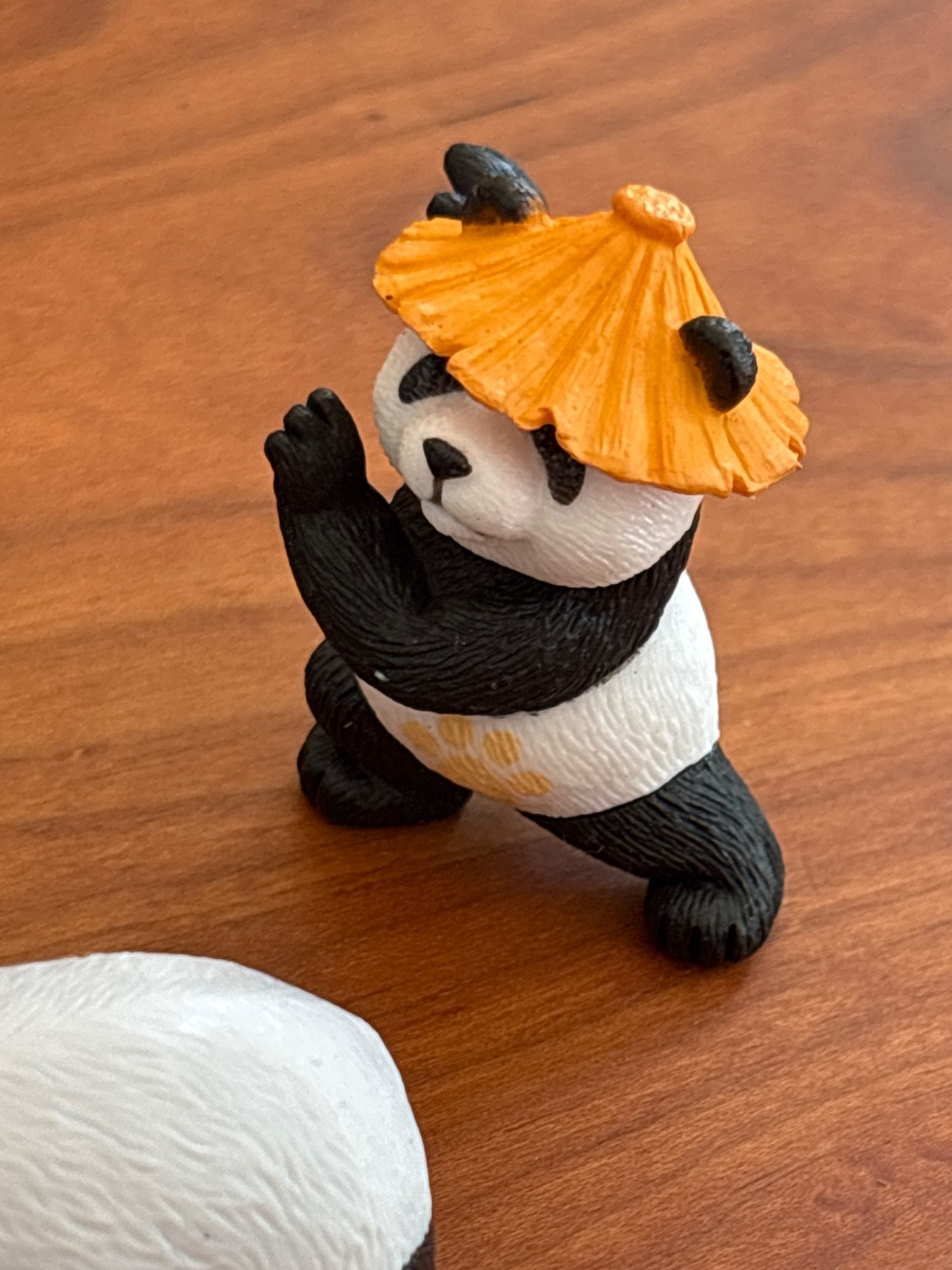 4 Panda Bear Figures Miniature Statue Sculpture Decor Garden Cake Topper 2 in