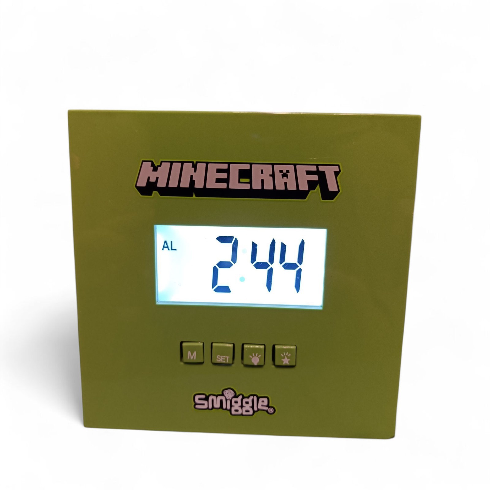 Minecraft Alarm Clock Smiggle Branded Alarm Clock With Light Up Display 2022