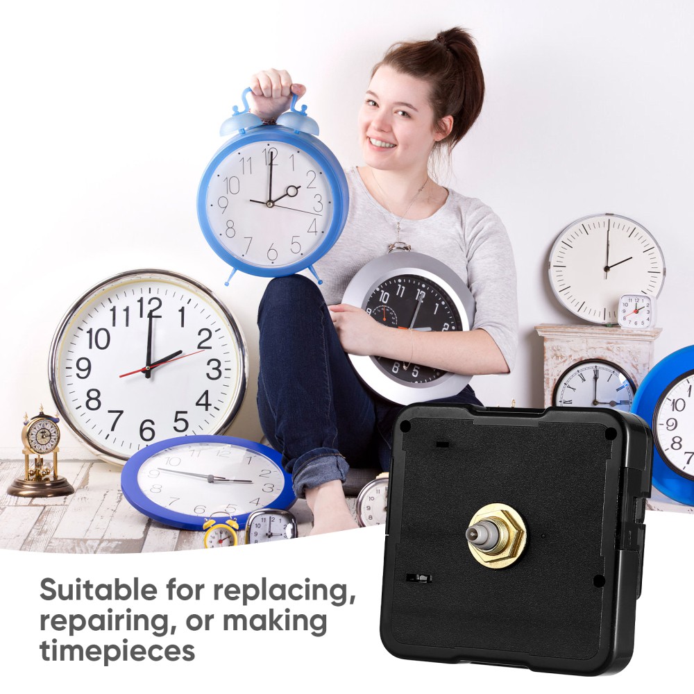 2 PCS 6168 Clock Replacement Movement Quartz Unit Work Components Part
