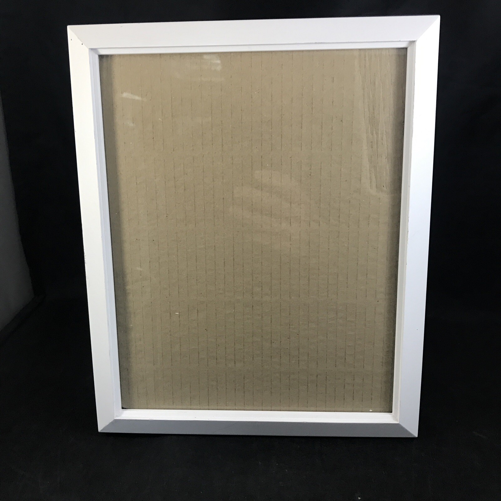 White Photo Frames Set 2 Image Window 9.5 in x 7.5 in Freestanding or Hang