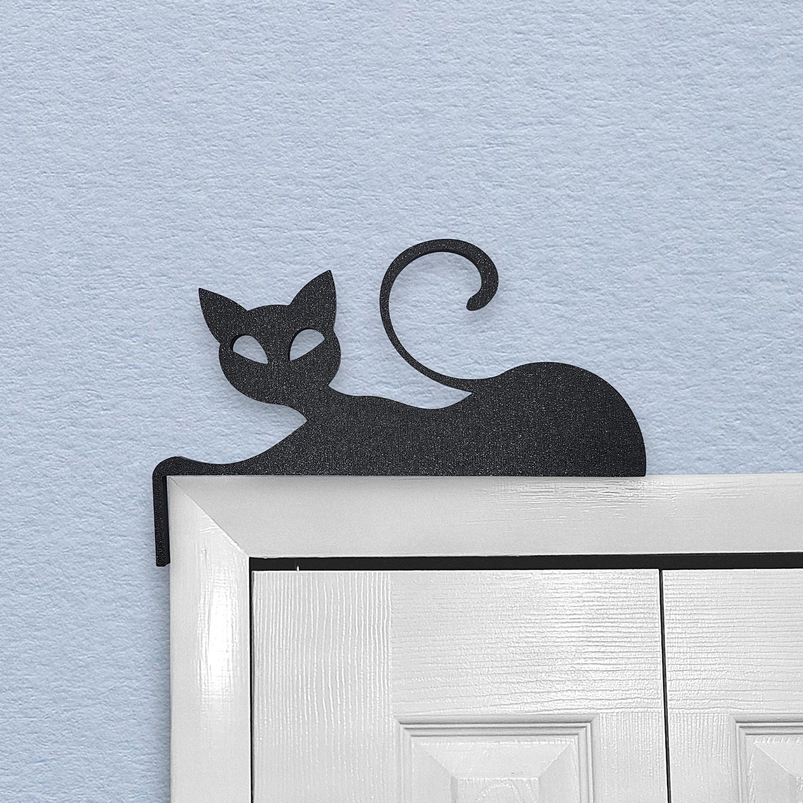 Cat Door Topper – Customizable Doorway Decor, Handmade Entryway Decoration