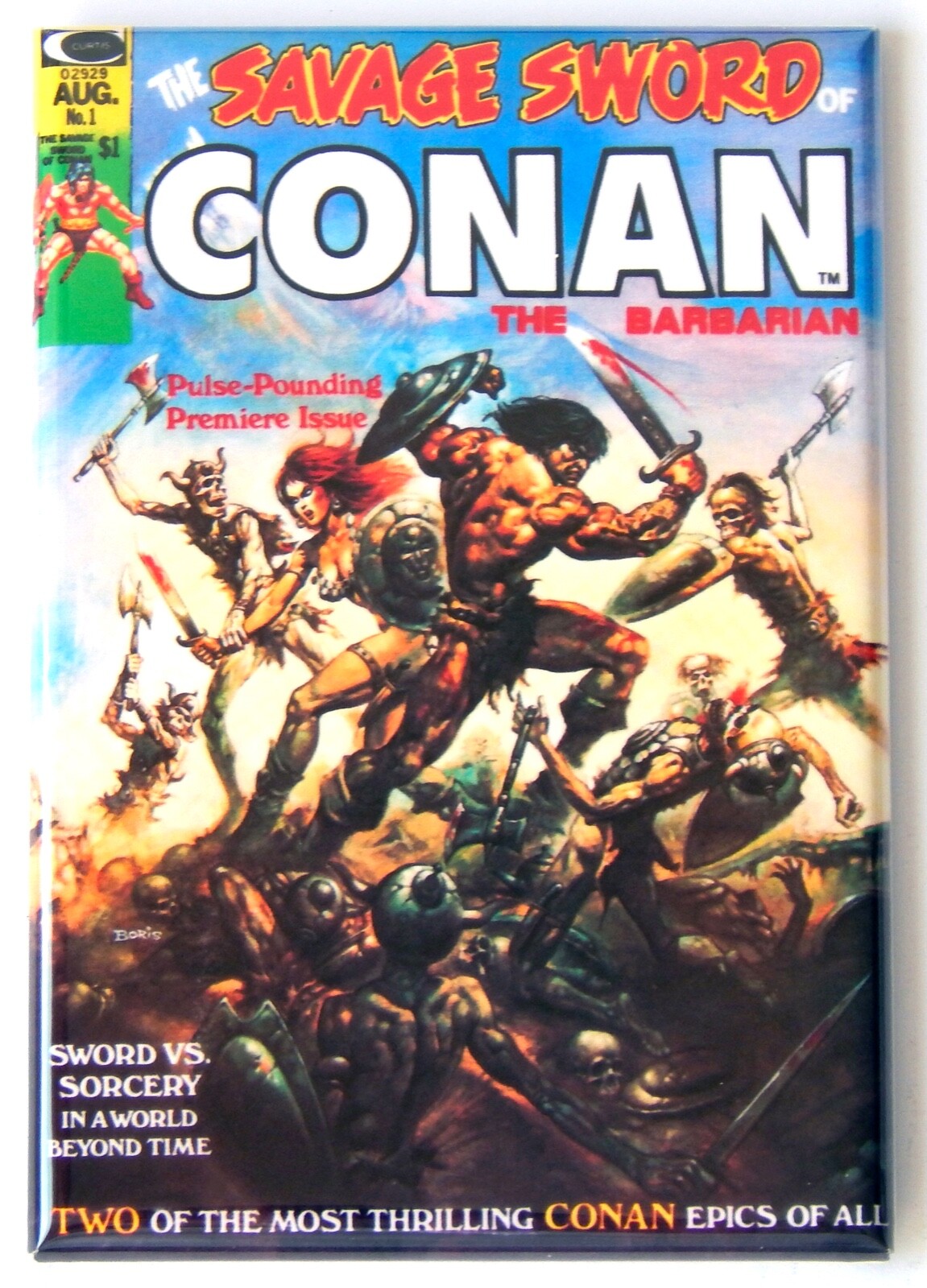 Savage Sword of Conan #1 FRIDGE MAGNET comic book