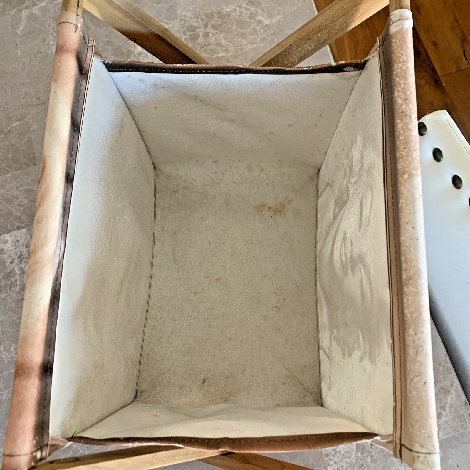 Marilyn Monroe Print Canvas & Wood Folding Magazine Rack Knitting Storage Bin