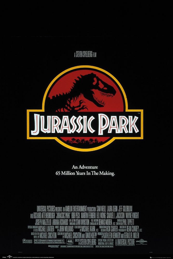 Poster Studio B – Jurassic Park One Sheet World Movie 24×36&Prime; NEW Wall Art P4842