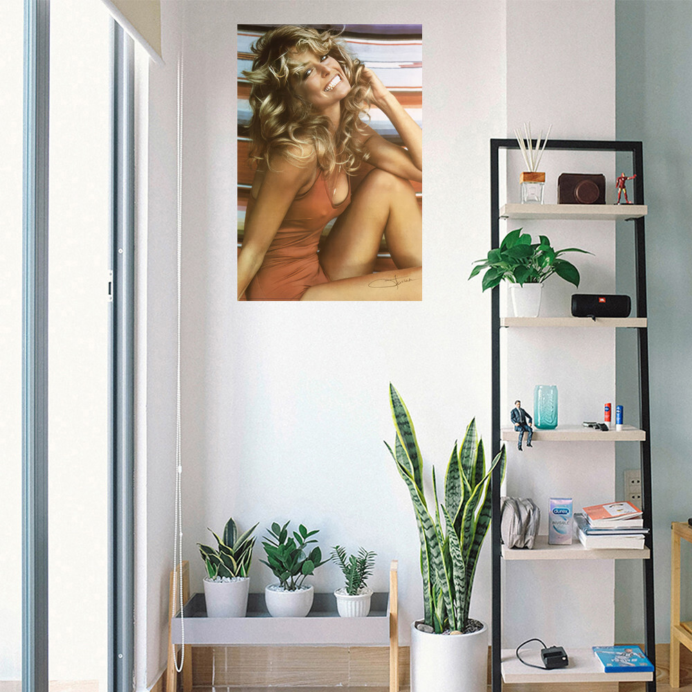 Farrah Fawcett – Personality Pin-Up Poster (Red Swimsuit) (Size: 24&Prime; x 36&Prime;)