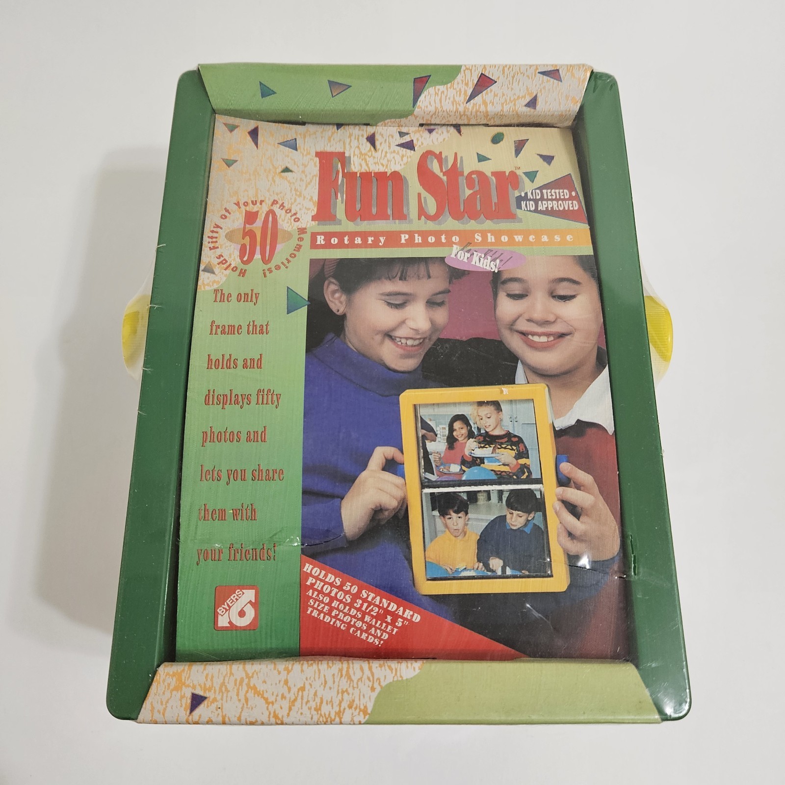 Vintage 90&rsquo;s Byers Fun Star Rotary Photo Showcase Original Shrink Wrap Red Green