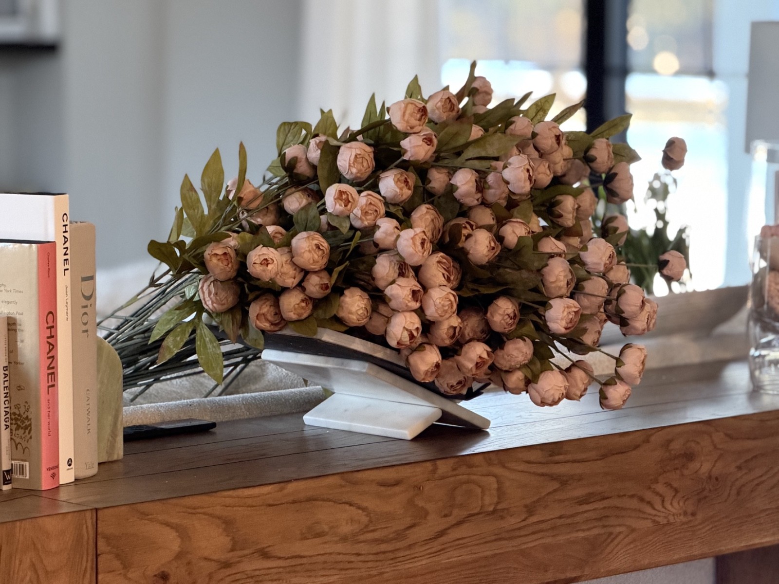 Viral Ashland Michael&rsquo;s Set of 8 Tan Peony Stems