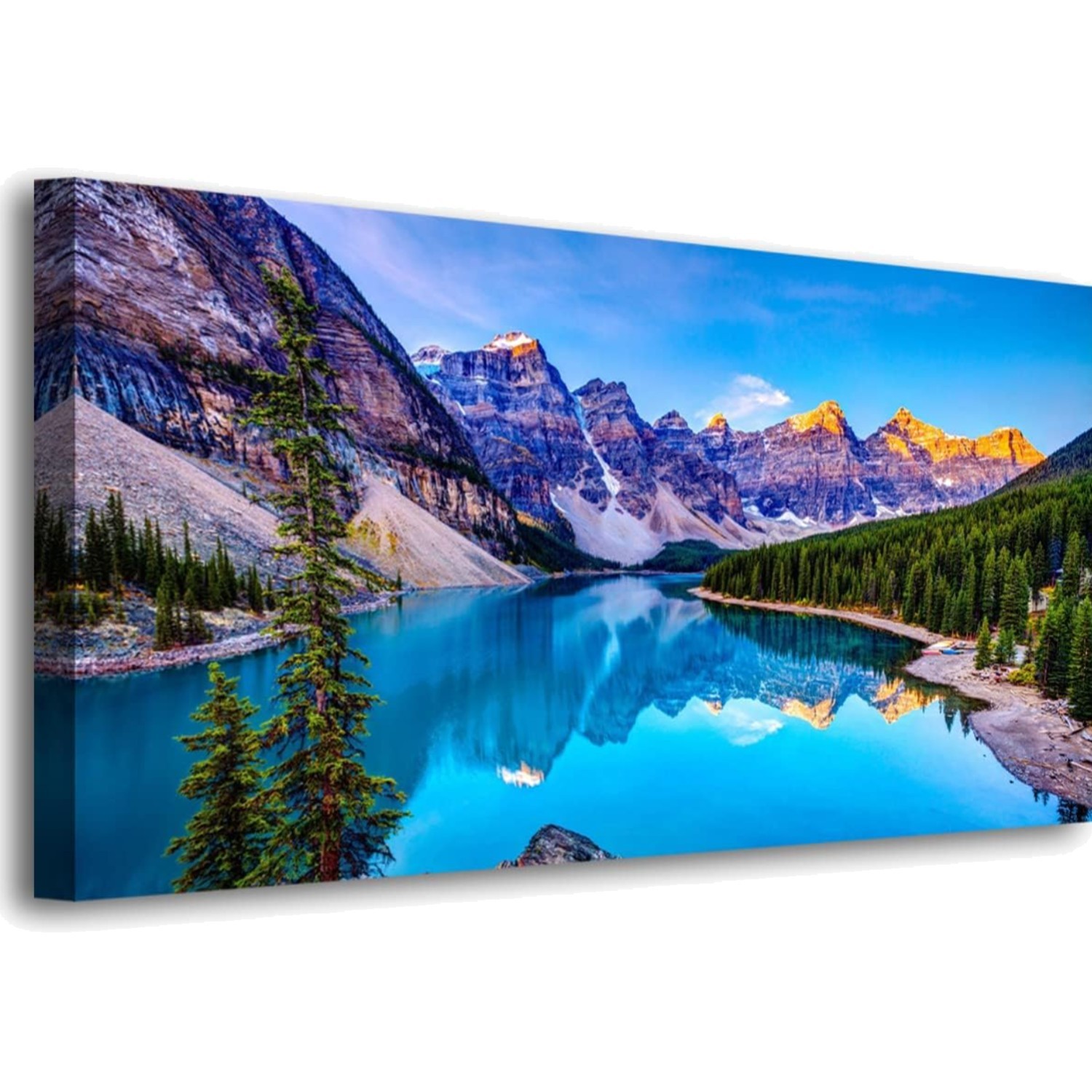 Wall Art Lake Mountain Landscape Picture Print Canvas Wall Art Modern Giclee …