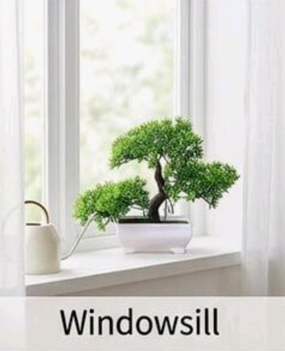 Artificial Plant Small Tree Ball Bonsai, for indoor house, bedroom and office.