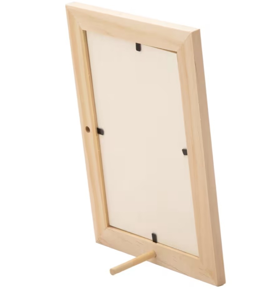 12 Pc Unfinished Wood Picture Frames 7&Prime; x 5&Prime; DIY Craft Frames