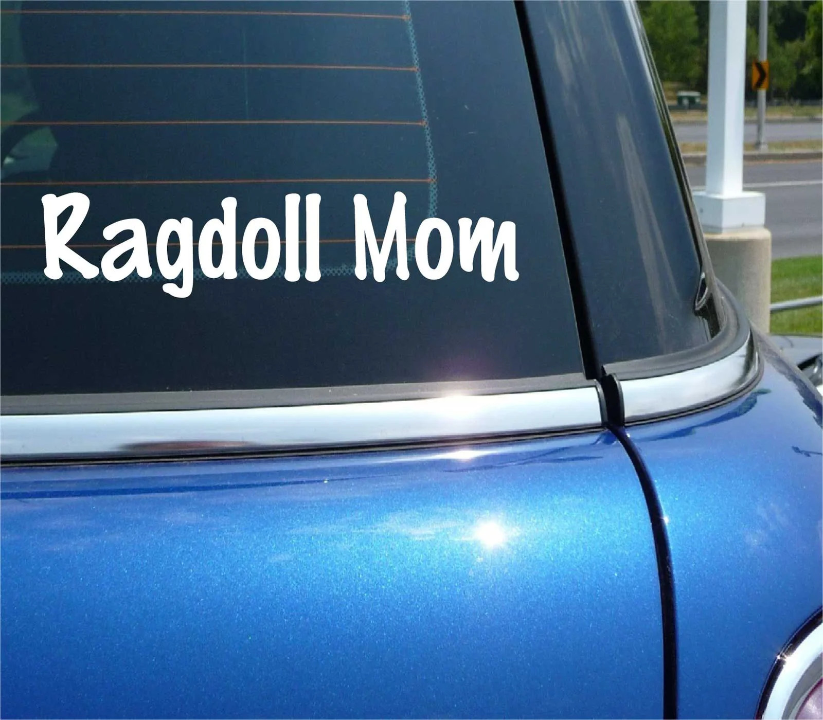 RAGDOLL MOM CAT PET FUNNY DECAL STICKER ART CAR WALL