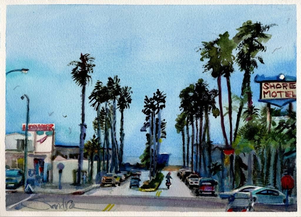 South Seaward : Sandra Watercolors™ California : ORIGINAL PAINTING