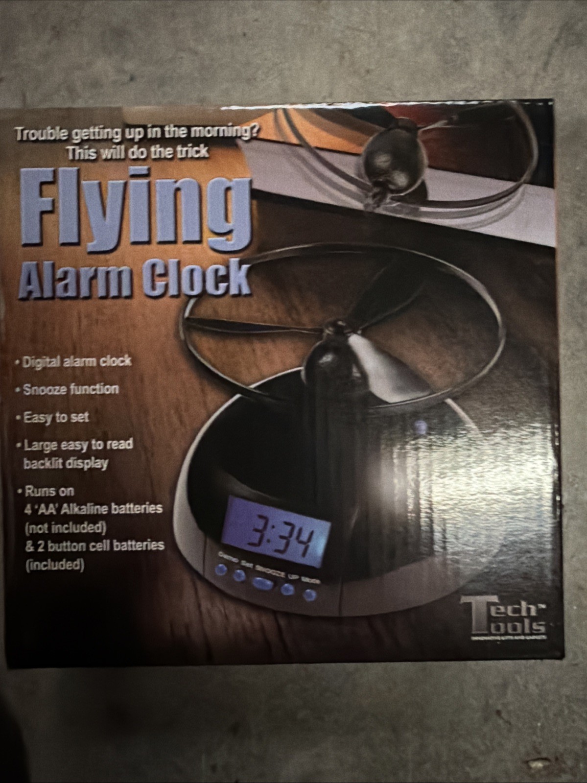 Flying Alarm Clock Digital Trouble Getting Up In The Morning New Holiday Gift
