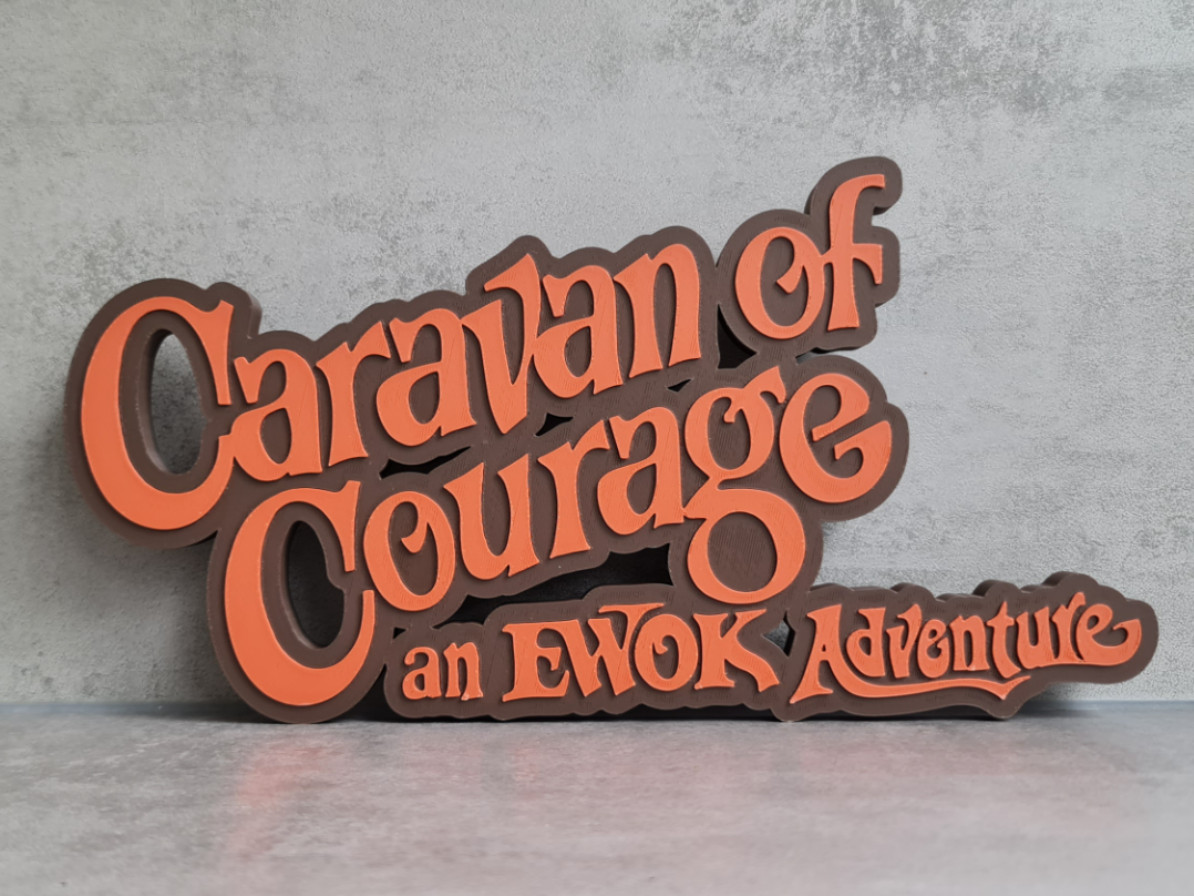 Star Wars Caravan of Courage Logo / Sign 3D Printed Wall Decor