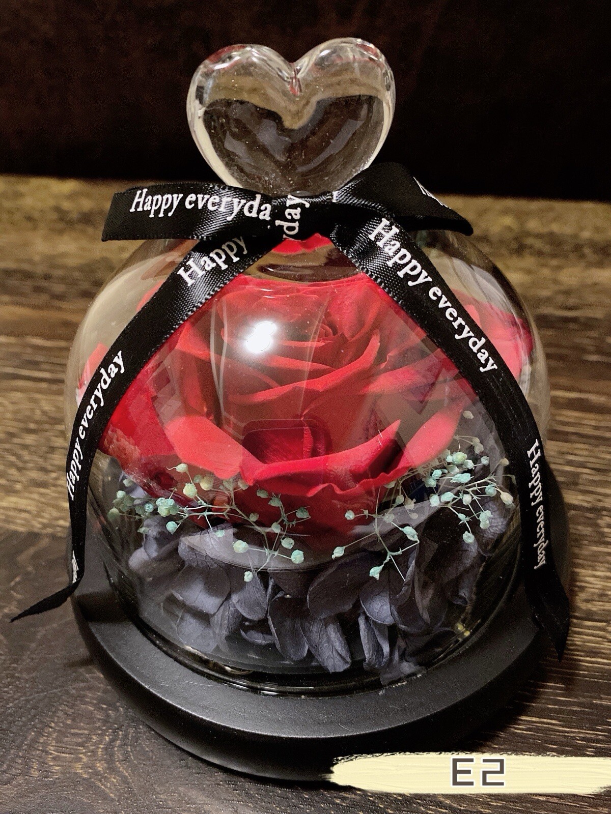 Eternal Rose flower Preserved rose everlasting rose flower gift with Led Light