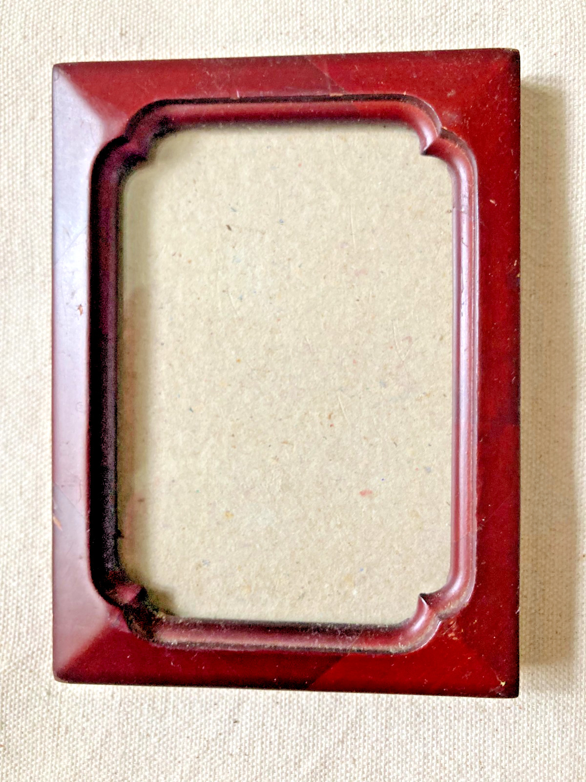 Wood Photo Frame 6&Prime; L X 4.25  » W Exterior. Holds 4&Prime; X 5 .5&Prime; Image.
