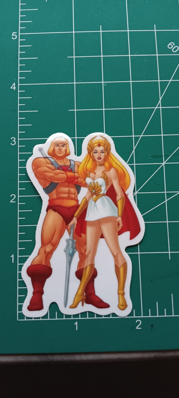 HEMAN X SHERA VYNIL STICKER