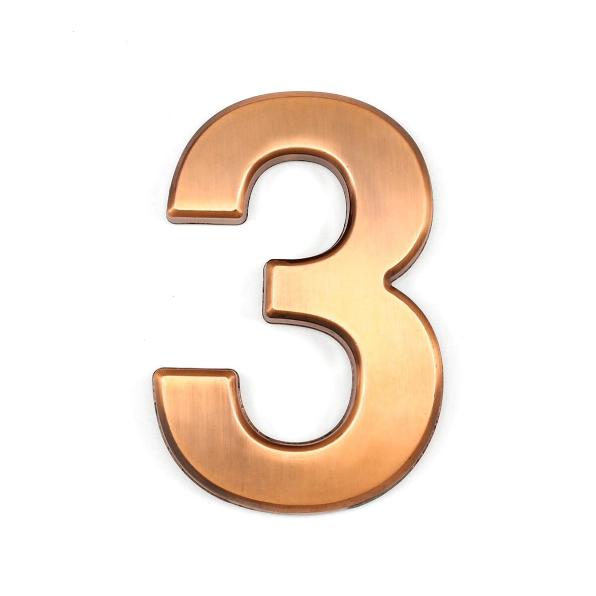 House Number (3) Bronze ABS Plastic 4&Prime; Inch Apartment Mailbox Outdoor