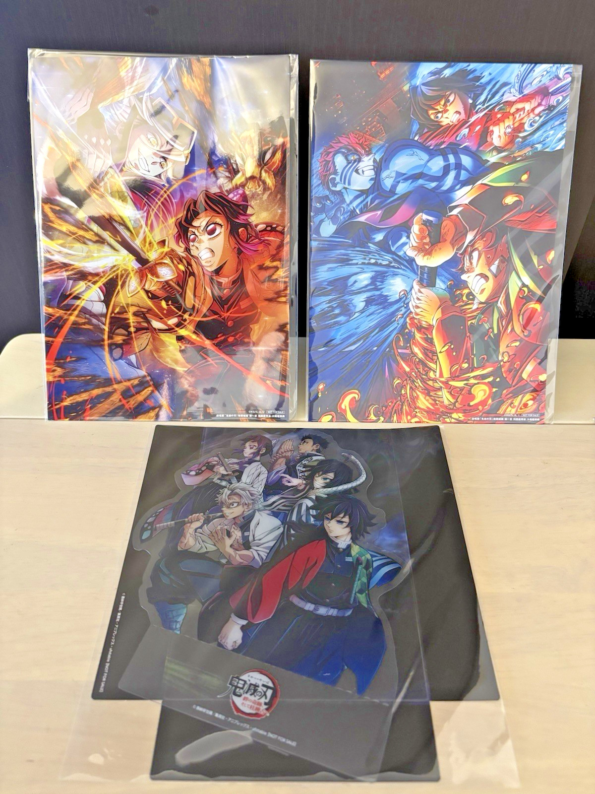 Demon Slayer Movie Theater Bonus 3pcs Set Infinity Castle & Hashira Training JP