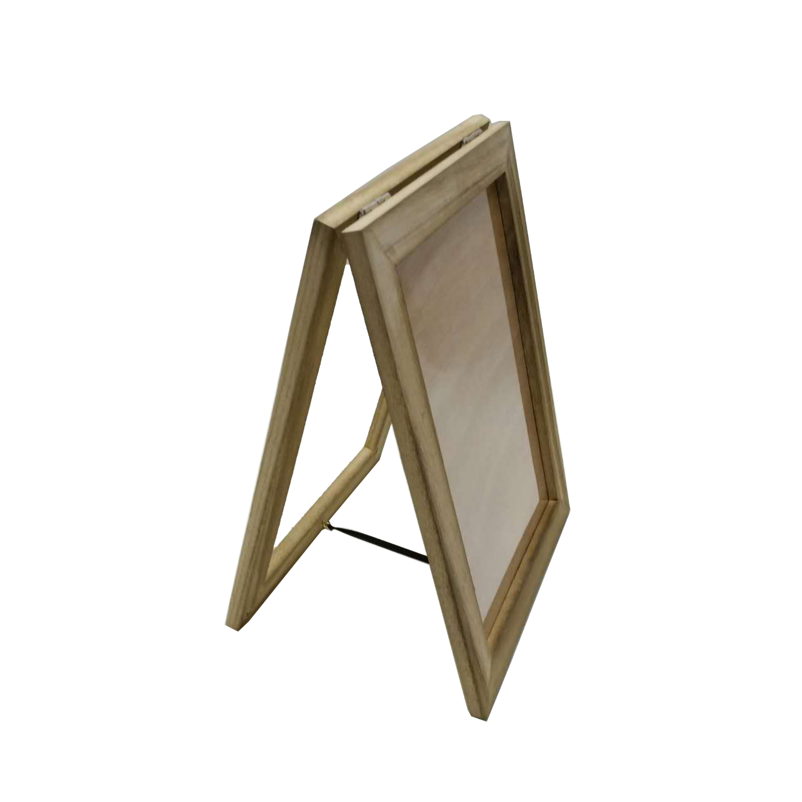 8.3×11.7&Prime; Vintage Picture Frame Coutertop Sign Frame Aged Wood Menu Easel Menu