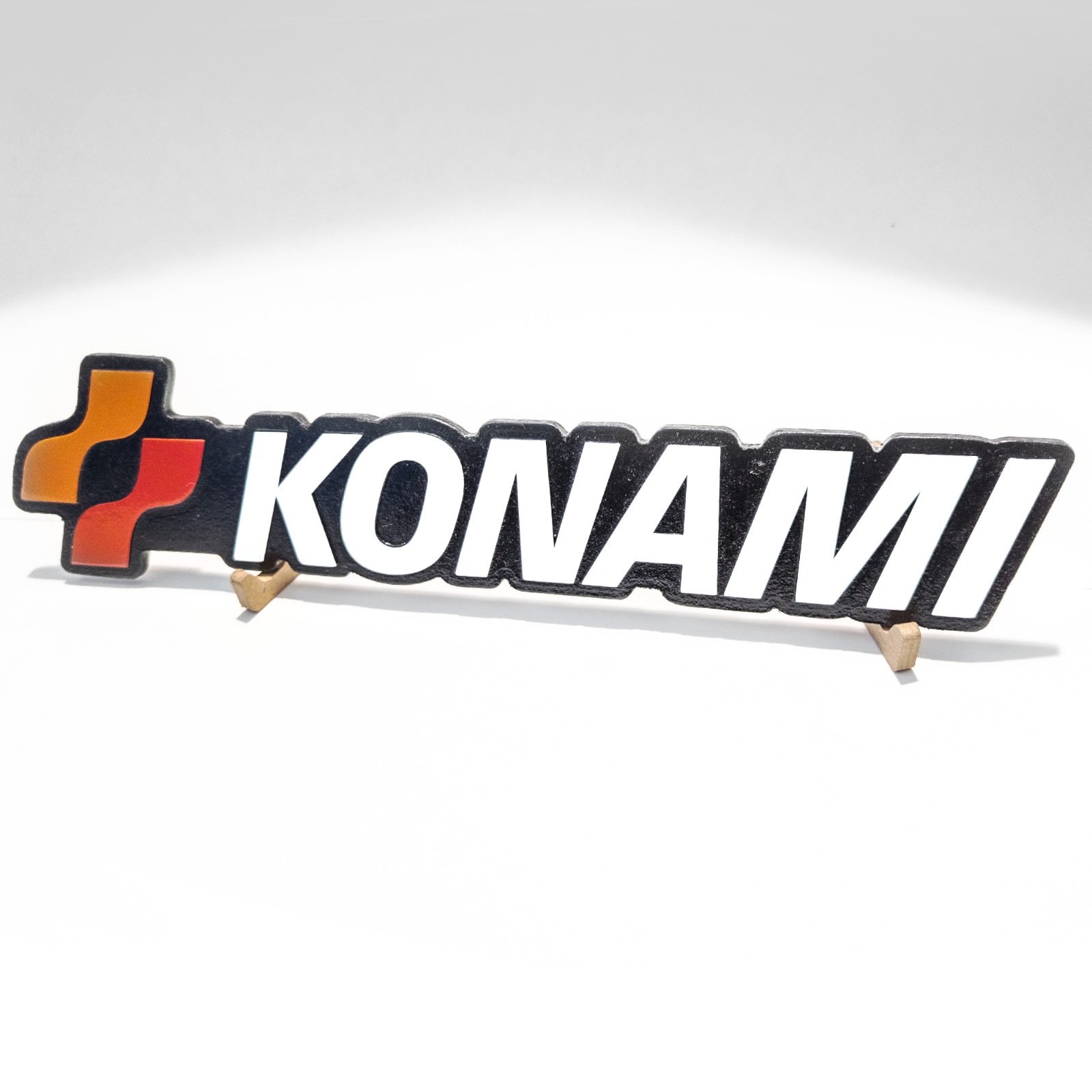 Large Engraved Konami Logo Video Game Wall Art Collectable