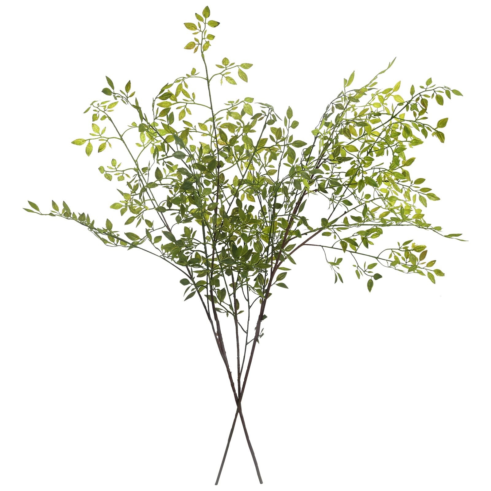 Artificial Nandina Branches 43in Tall Floor Vase Filler Fake Greenery Decor