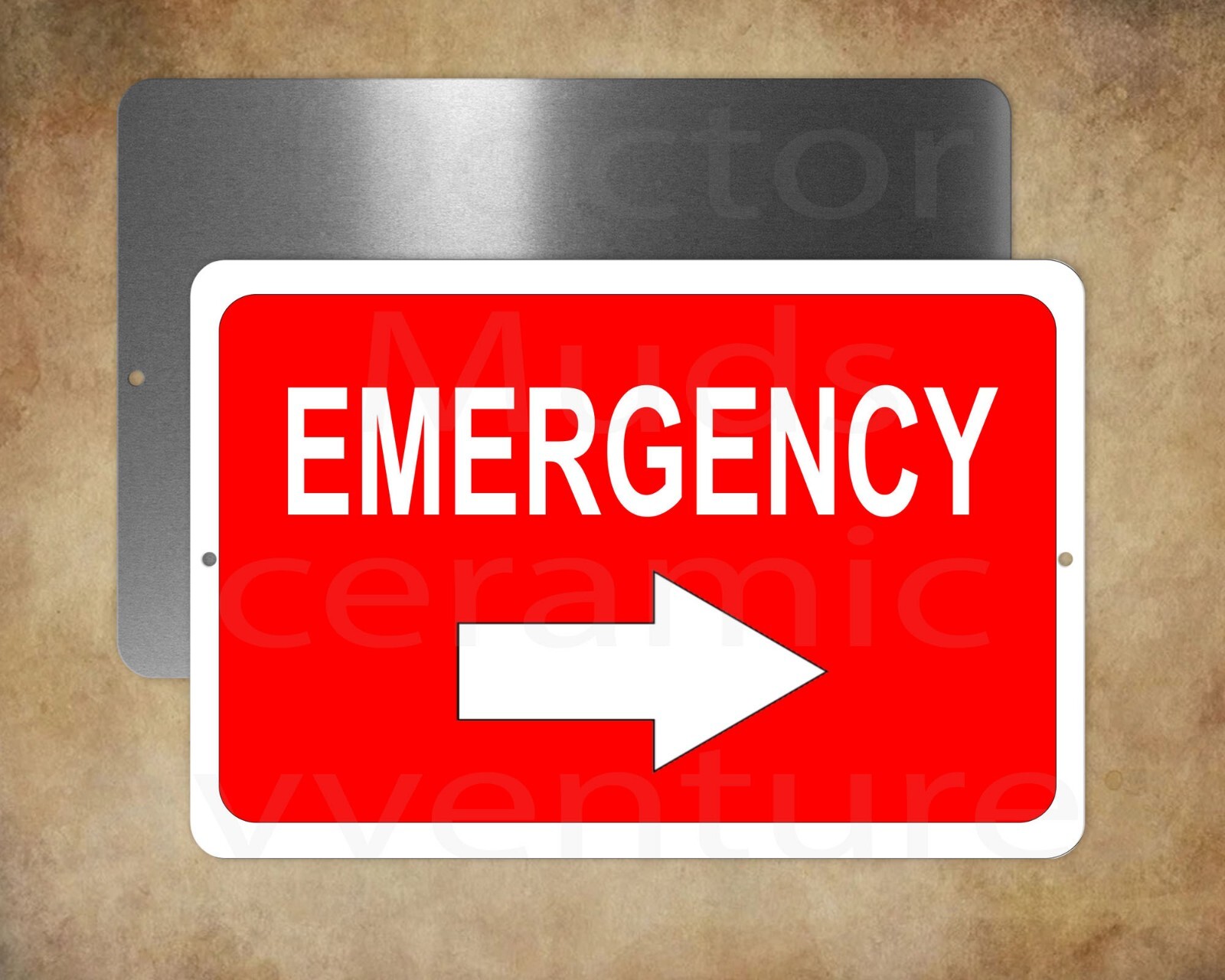 EMERGENCY Sign outside of Rampart Hospital From the firefighter show