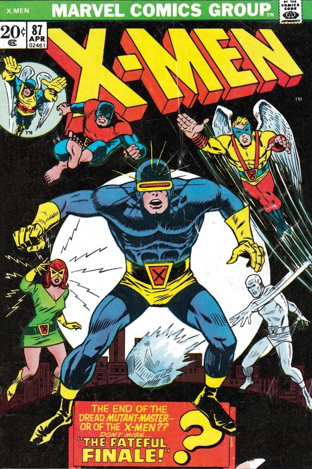 X-Men 87 Comic Book Cover Cyclops Poster print 11&Prime;x17&Prime;