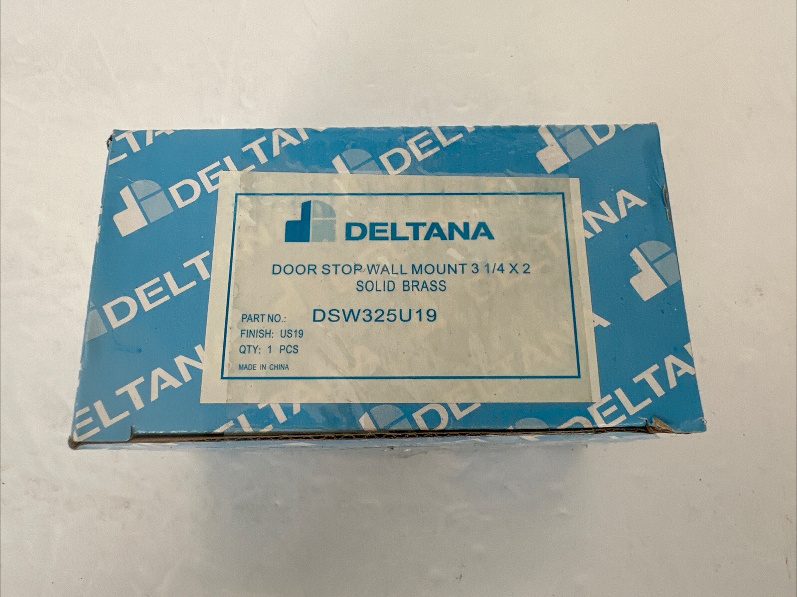 Deltana DSW325U19 Wall Mount Solid Door Stop 2 1/2&Prime;X3 5/8h” Matte Black