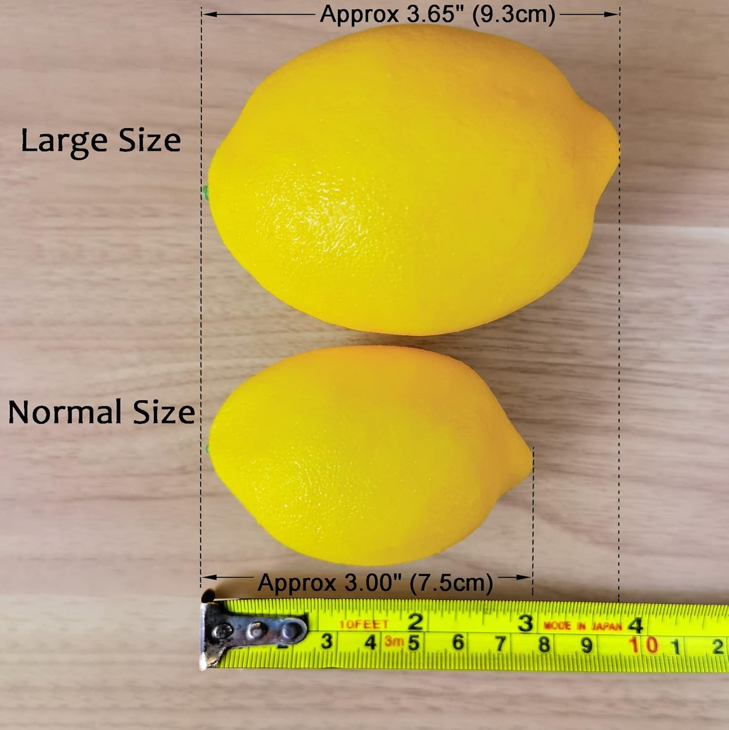 Lifelike Yellow Artificial Lemons – 10 Pcs Stunning Fake Fruit for All Occasions