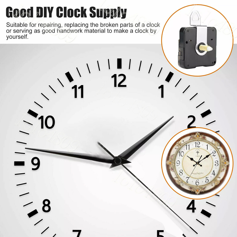 Quartz Wall Clock Swing Movement Mechanism DIY Kit Silent Repair Parts
