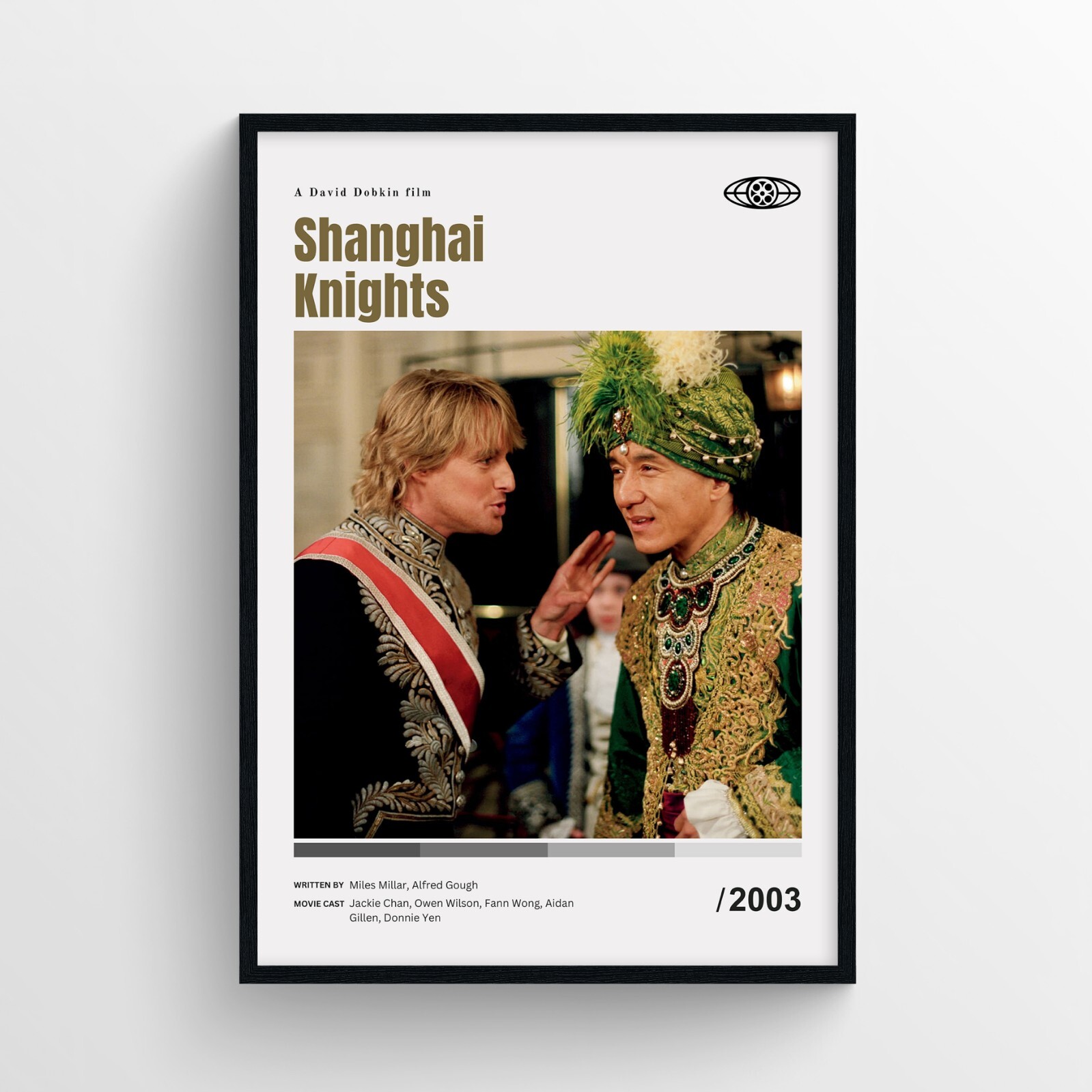 Shanghai Knights Movie Poster Print, Wall Art – Unframed