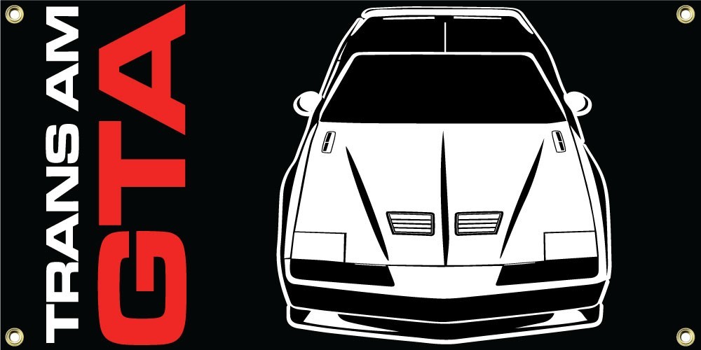 New for Pontiac Trans Am GTA Vinyl Wall banner Poster