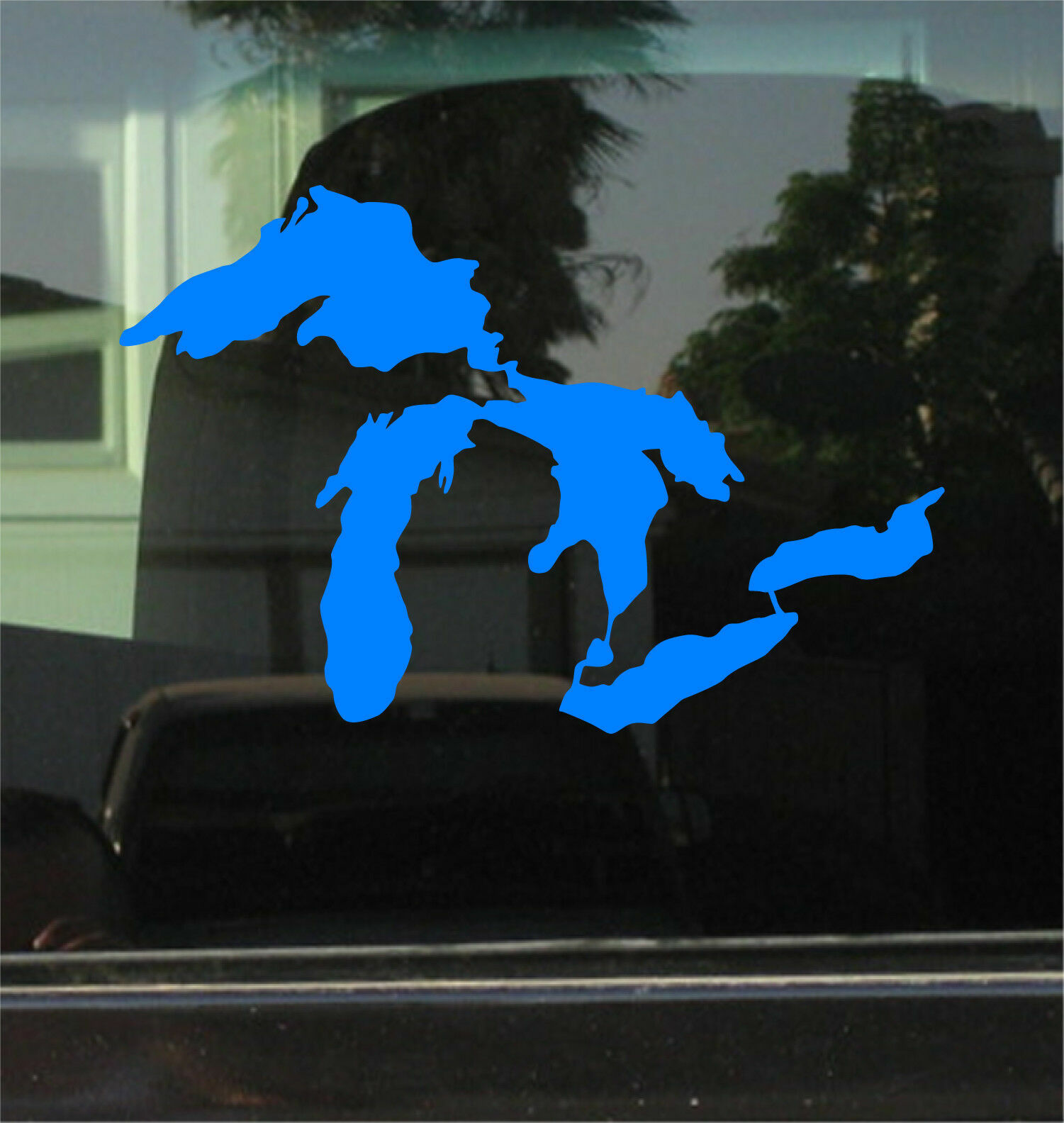Great Lakes Michigan Custom Vinyl Sticker / Decal