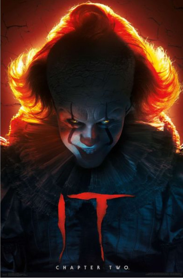 It Chapter 2 Pennywise Evil Glow Wall Poster By Trends International RP17711 New