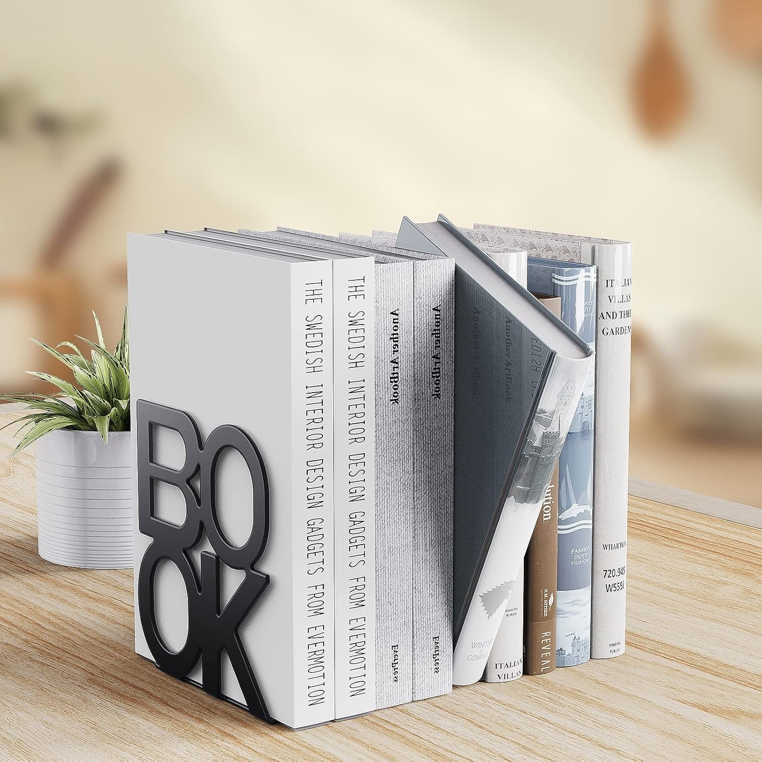 Book Ends,BookEnds Supports for Bookrack Desk,Bookend are Used for Books, Unique