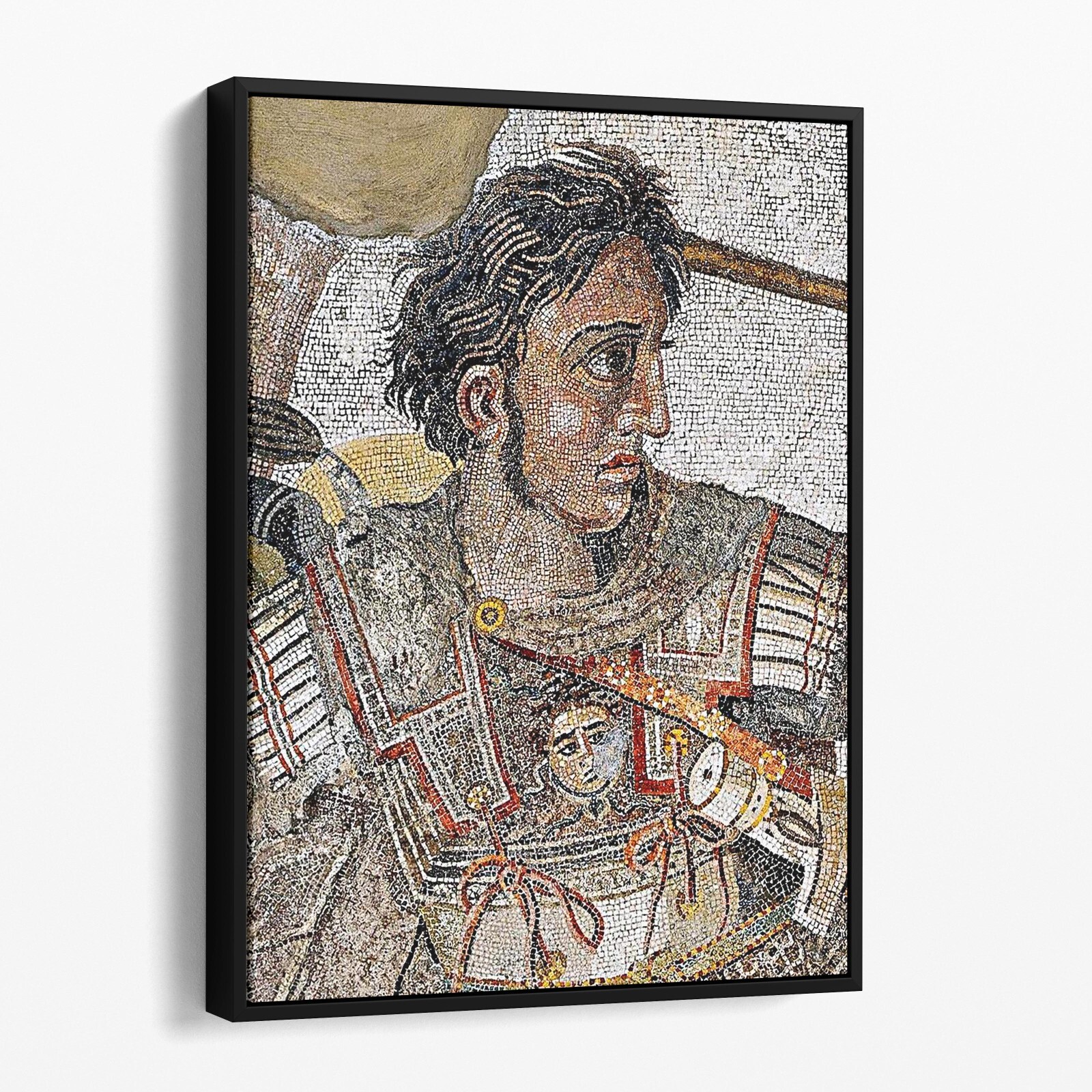 Alexander The Great Mosaic Ancient Greece Rome History Canvas Wall Art Print