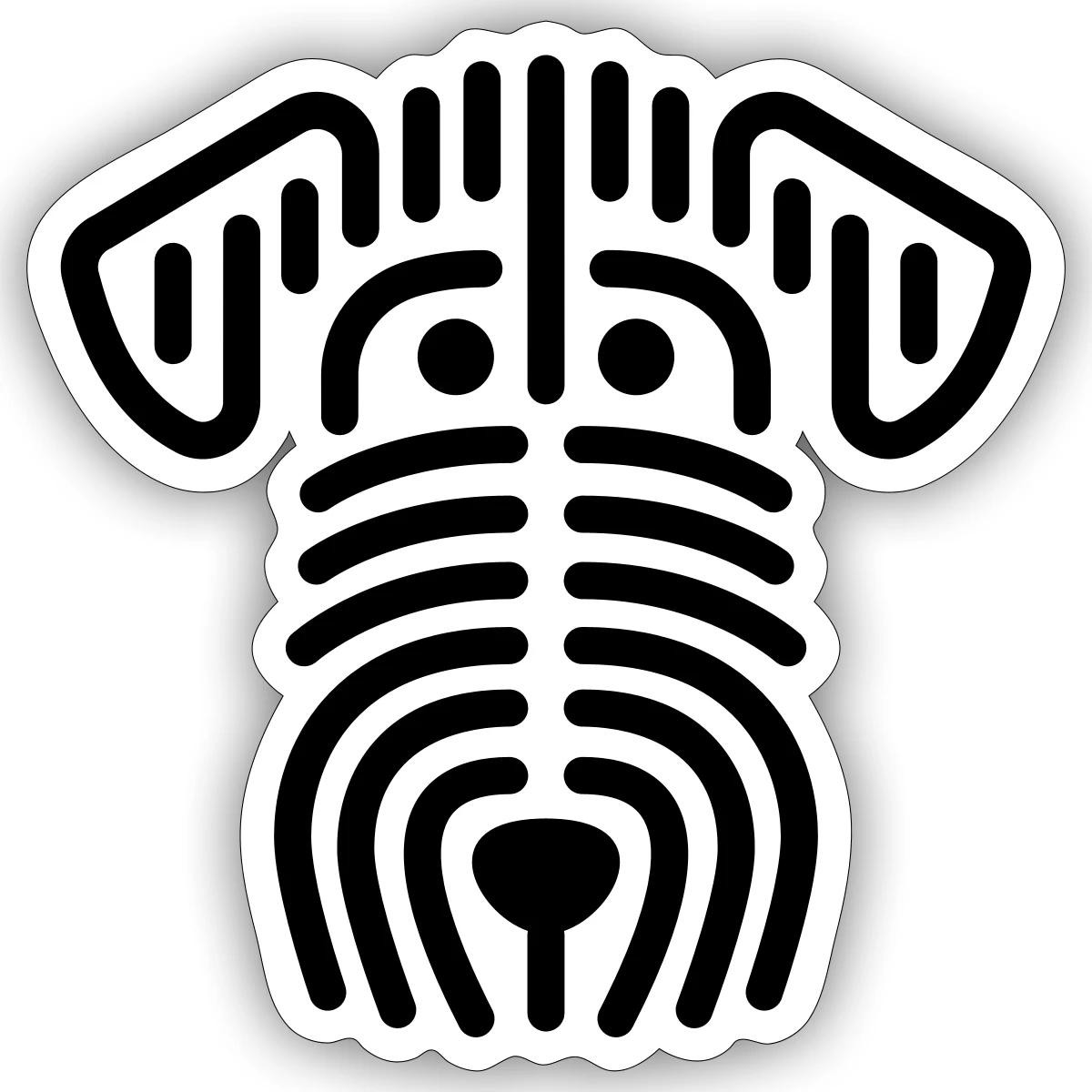 Airedale Terrier Graphic Dog Sticker, max. 4 x 4&Prime;