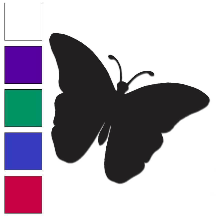 Butterfly Moth, Vinyl Decal Sticker, Multiple Colors & Sizes #6132