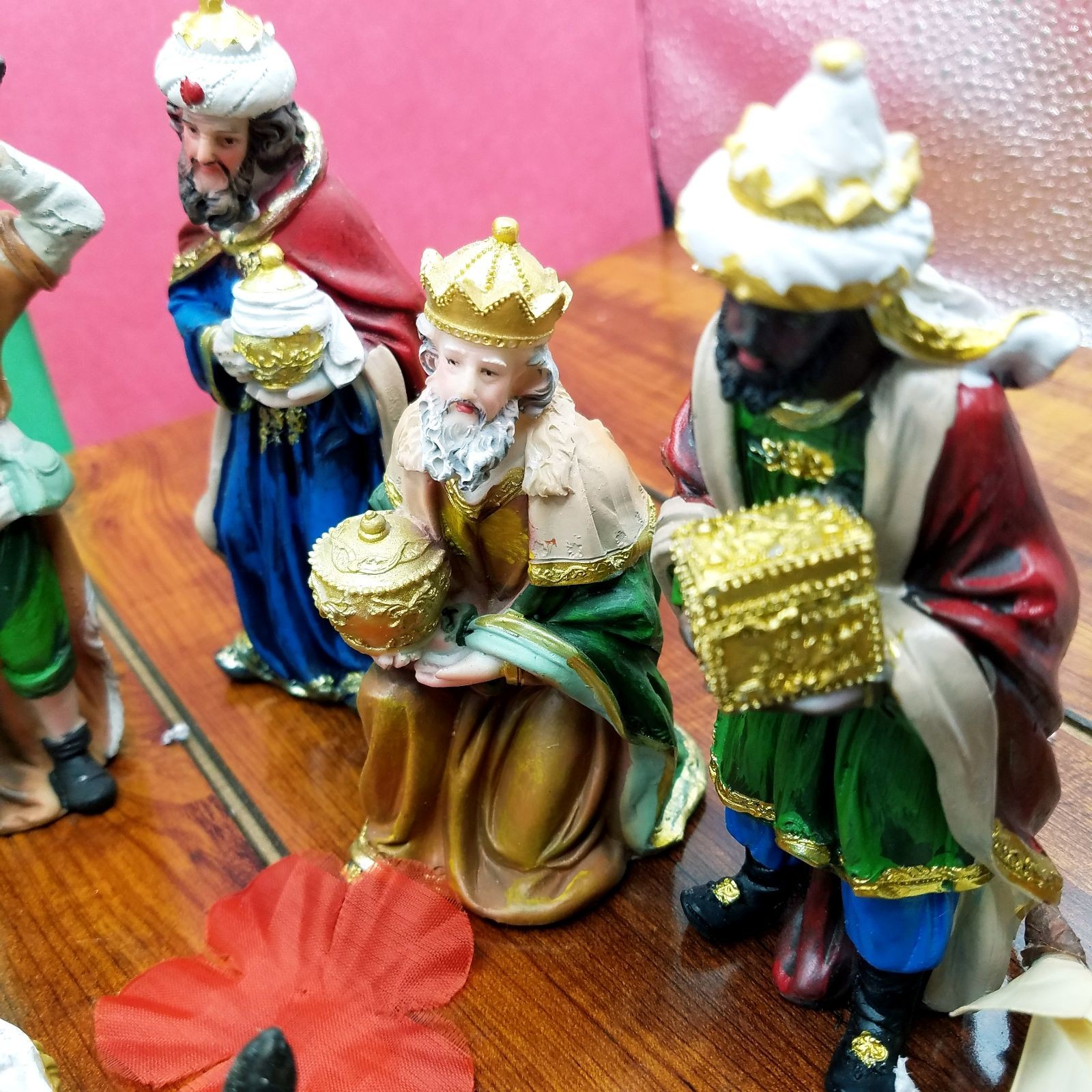 Christmas Nativity Scene Set Figures Polyresin Figurines Baby Jesus 11PCS SET