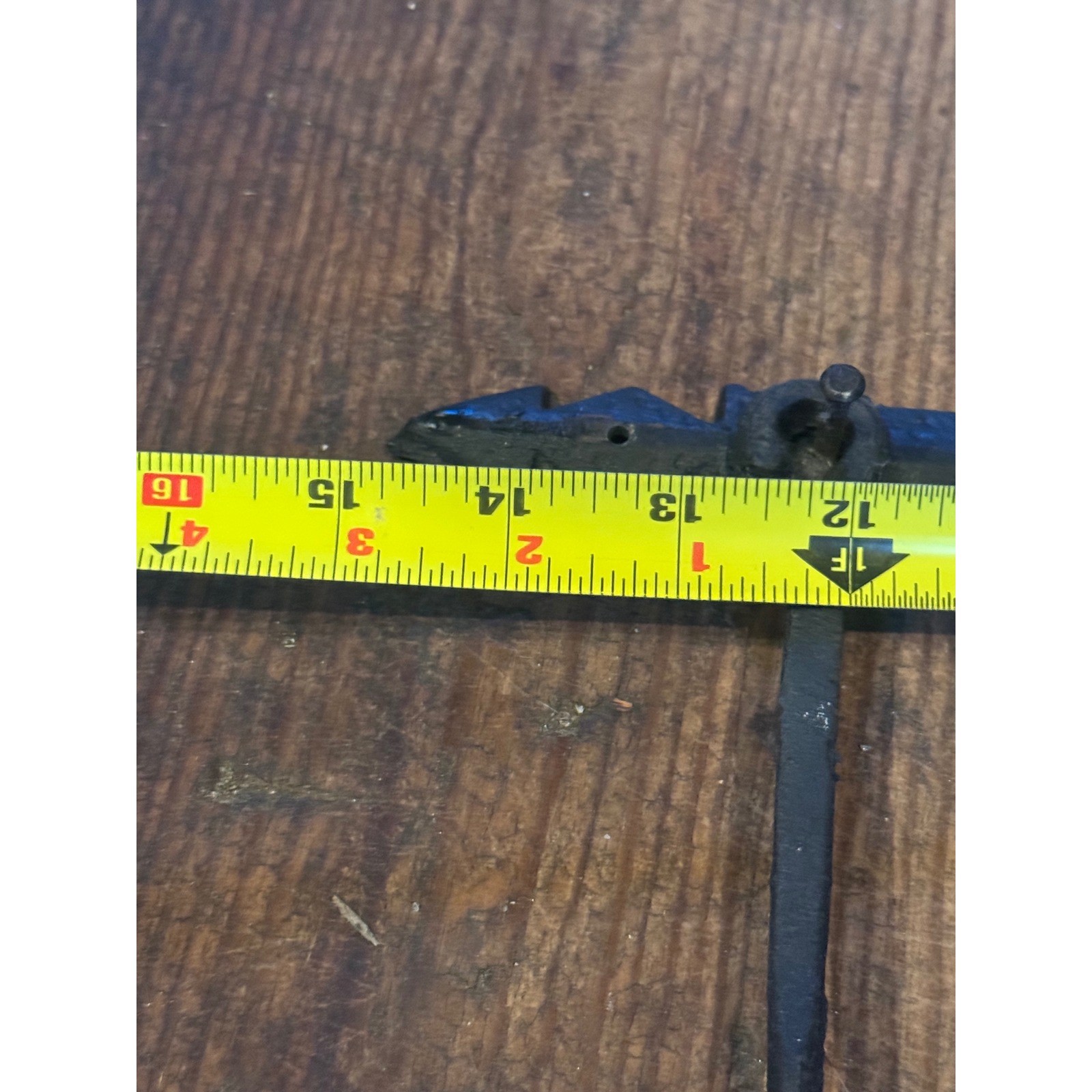 Vintage Hand Forged Wrought Iron Kitchen Utensil Set Wall Hanging Rack 5 Piece