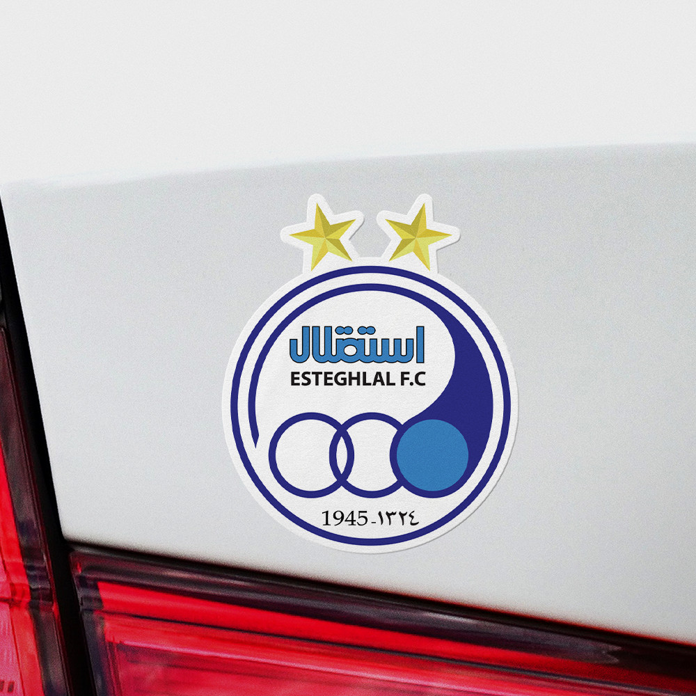 (4 Pack) Esteghlal FC Iran Vinyl Sticker Decal Football AFC Asia Tehran