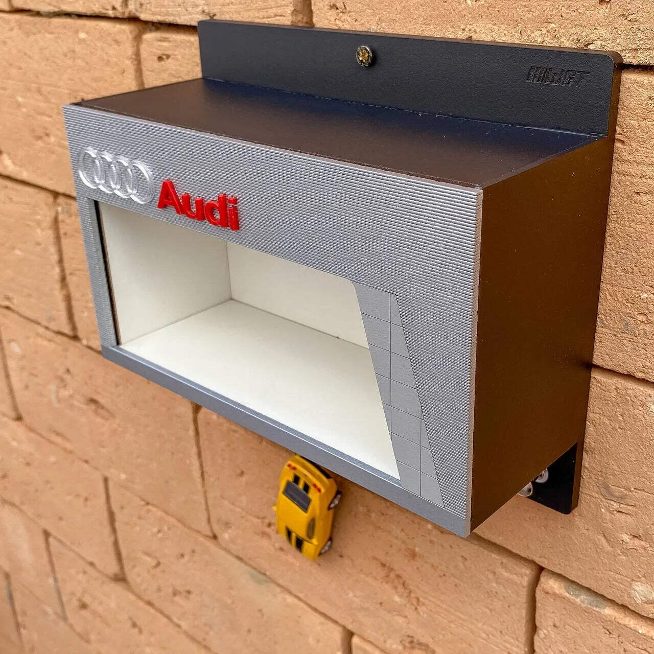 Audi Dealership Wall Key Hook Rack Exclusive Handmade Homage (Non-Official Item)